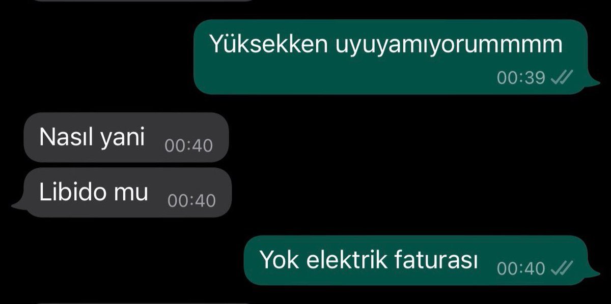 Yüksekken uyuyamıyorummmm...