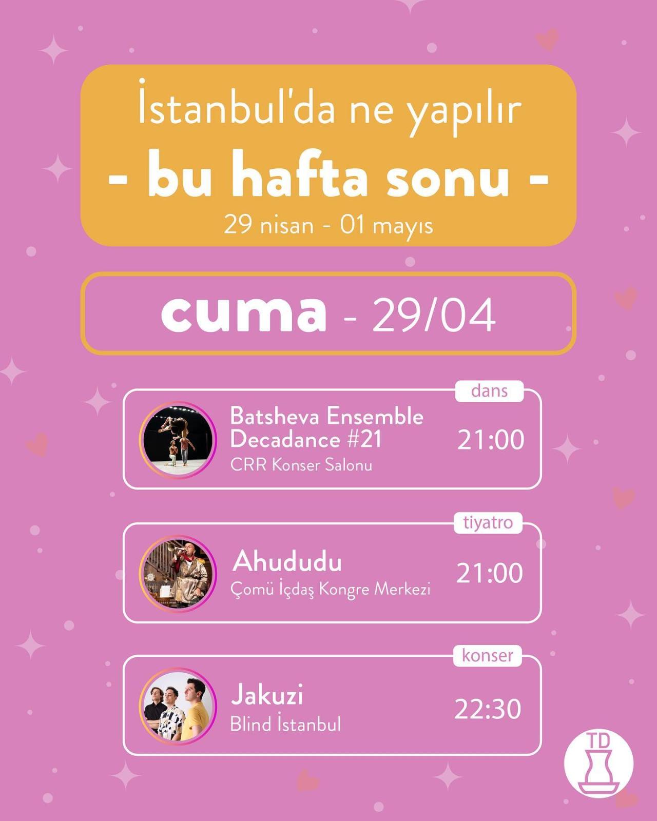 Hafta sonu İstanbul’da...