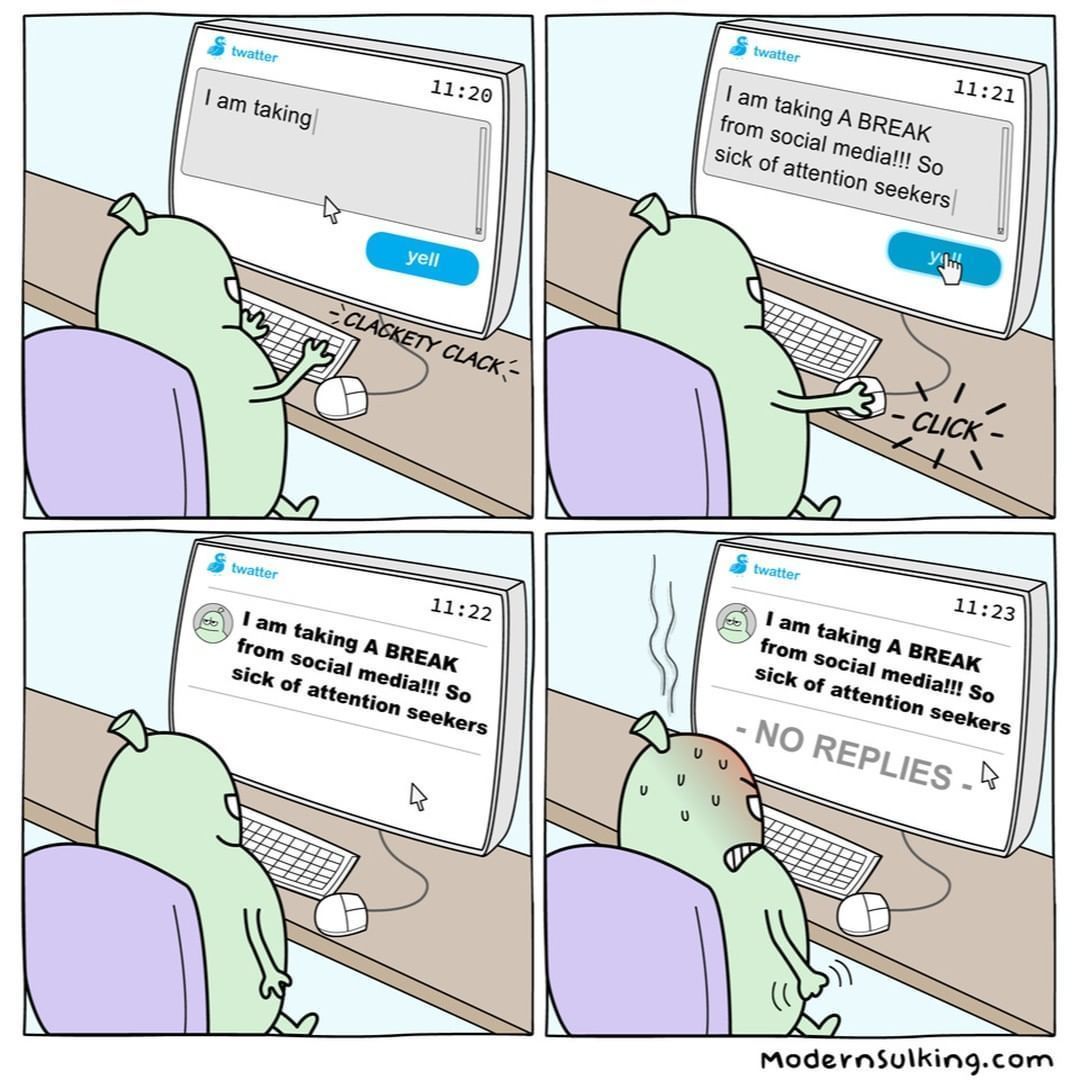 Them: why just leave when...