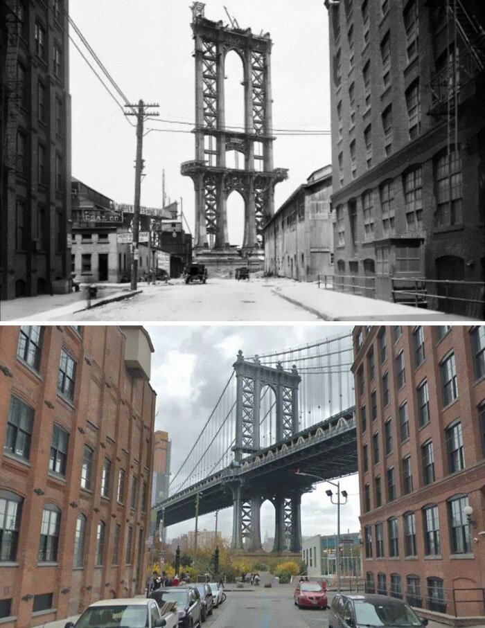 Manhattan köprüsü.. 1908 /...