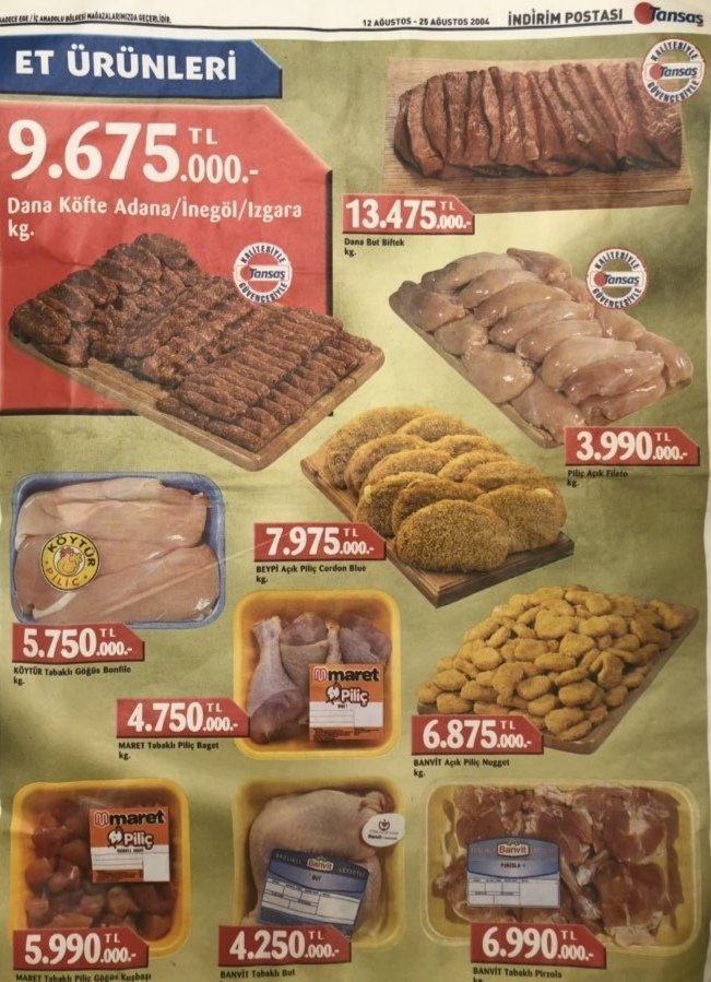 2004 yılına ait et...