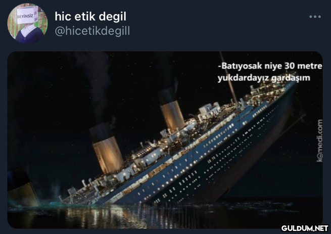 BEYİNSİZ hic etik degil...