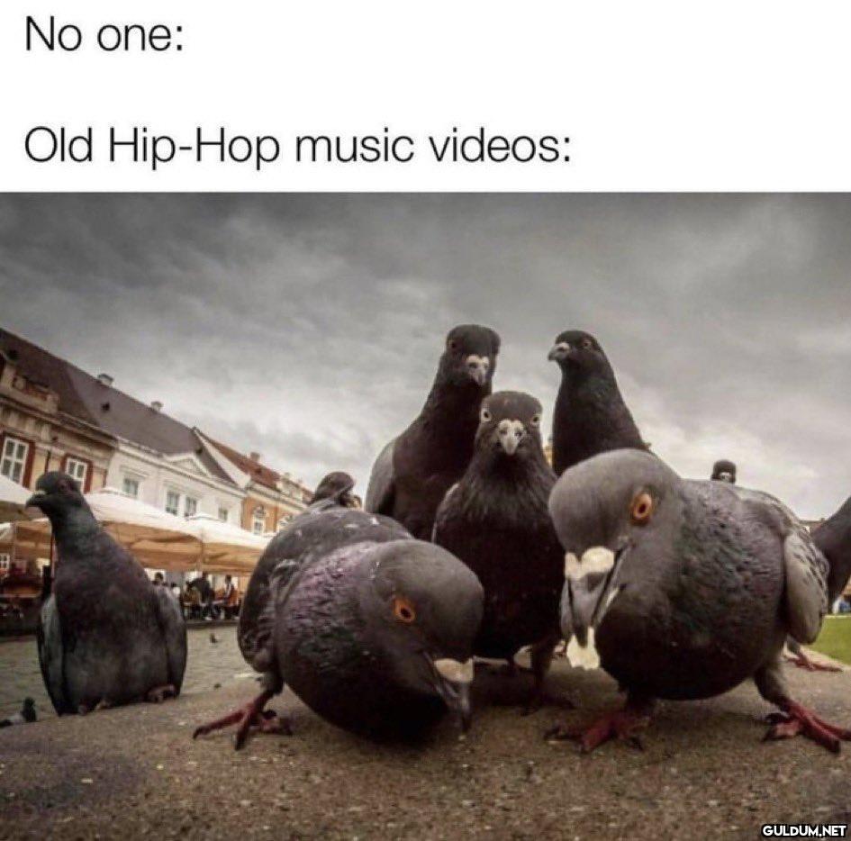 No one: Old Hip-Hop music...