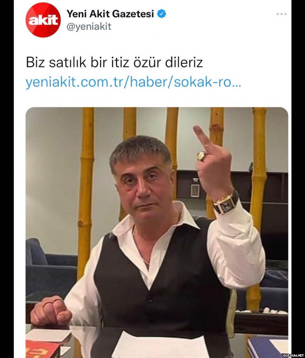 Akit’in hesabı hacklenmiş...