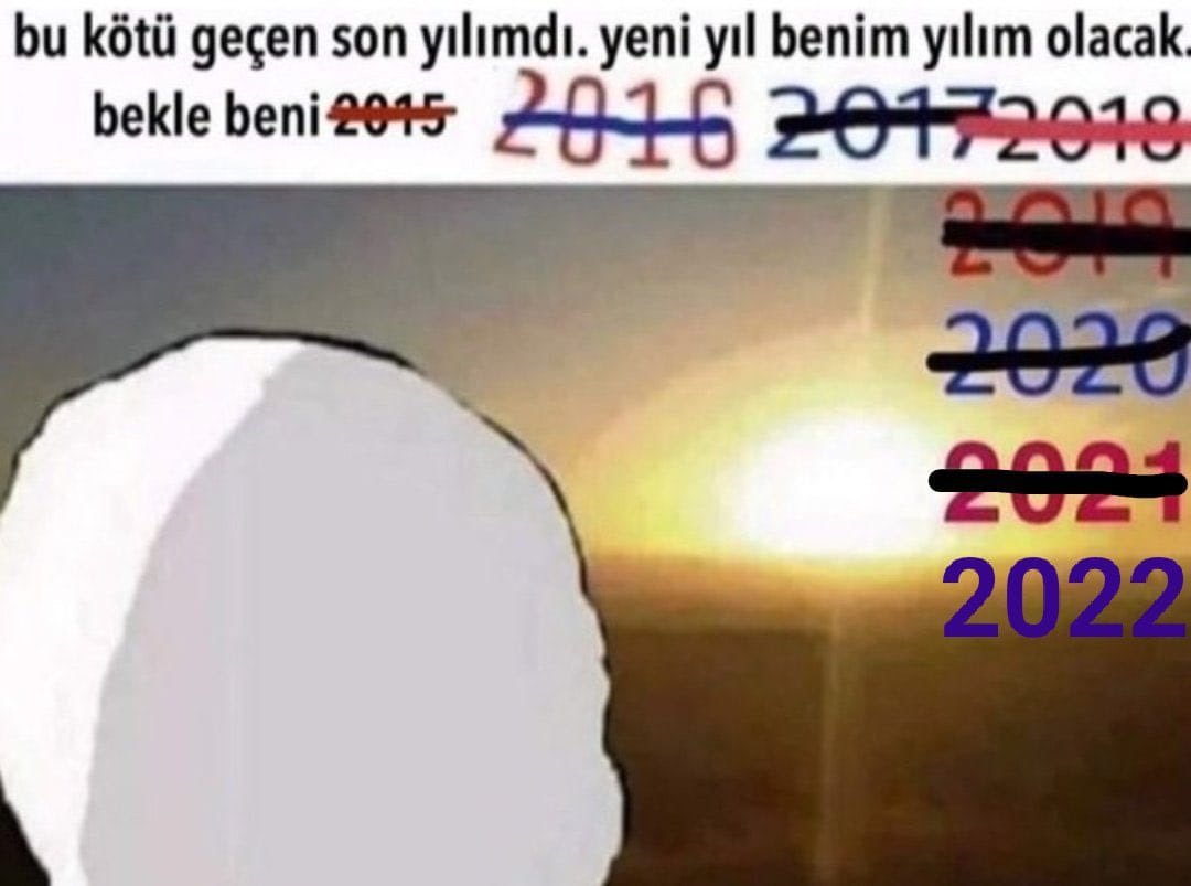 Aynen bu yıl benim yılım...