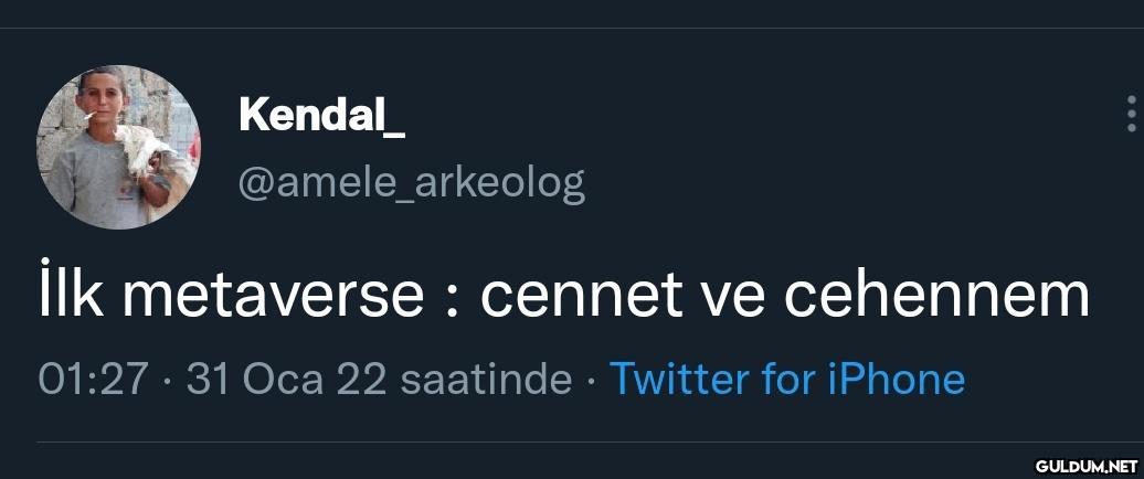Kendal : @amele_arkeolog...
