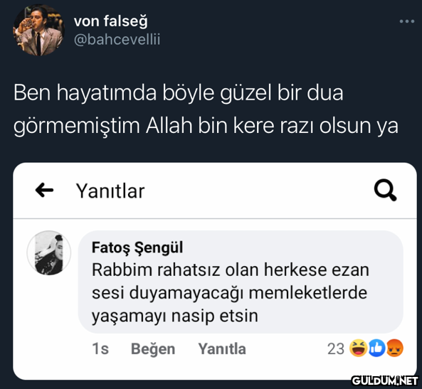 von falseğ @bahcevellii...