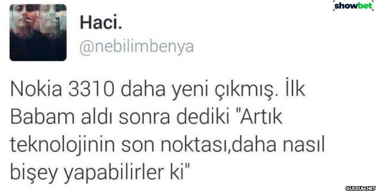 Haci. @nebilimbenya Nokia...