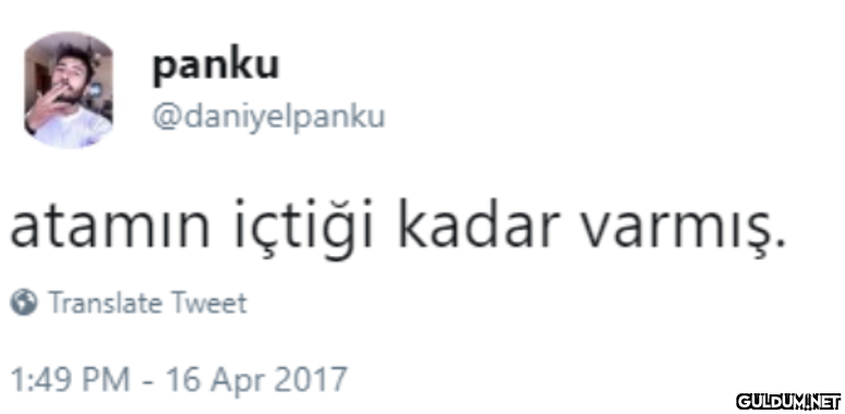 panku @daniyelpanku atamın...
