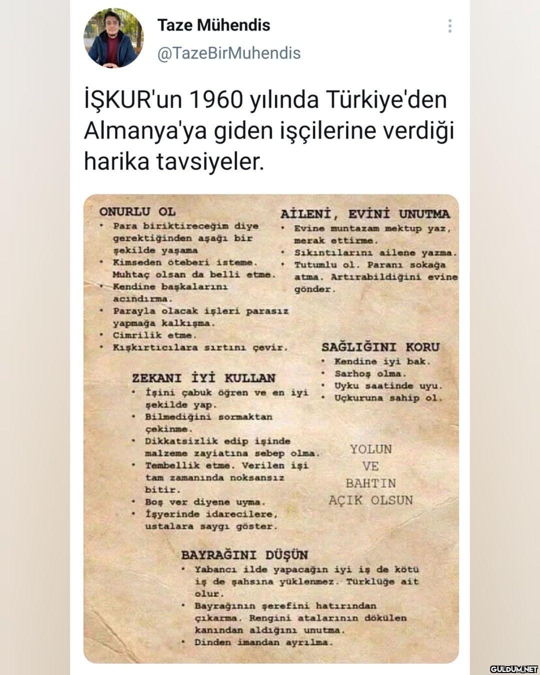 Taze Mühendis...