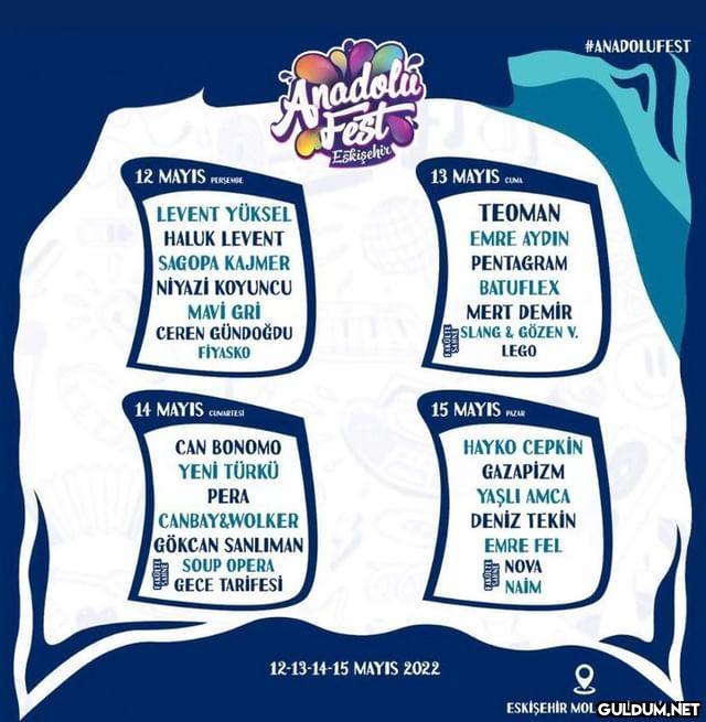 Bu festivalllerden en az...