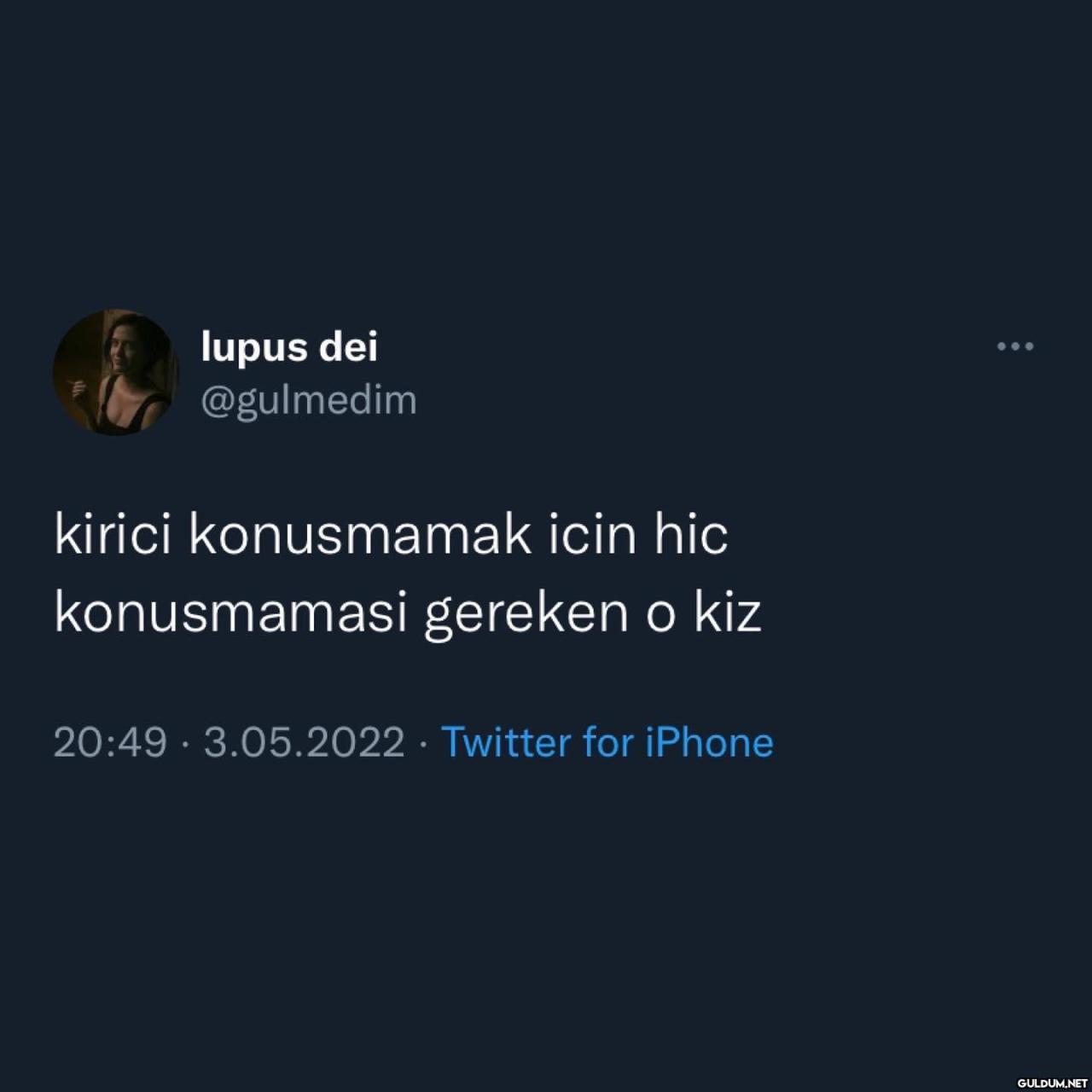 lupus dei @gulmedim kirici...