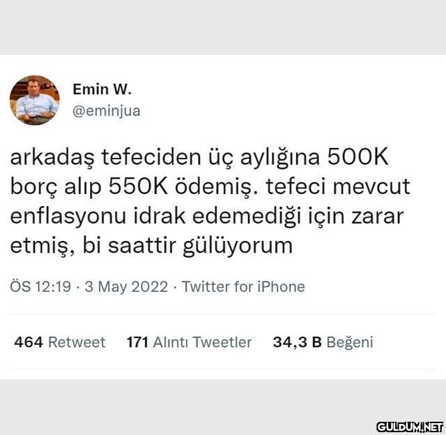 Emin W. @eminjua arkadaş...