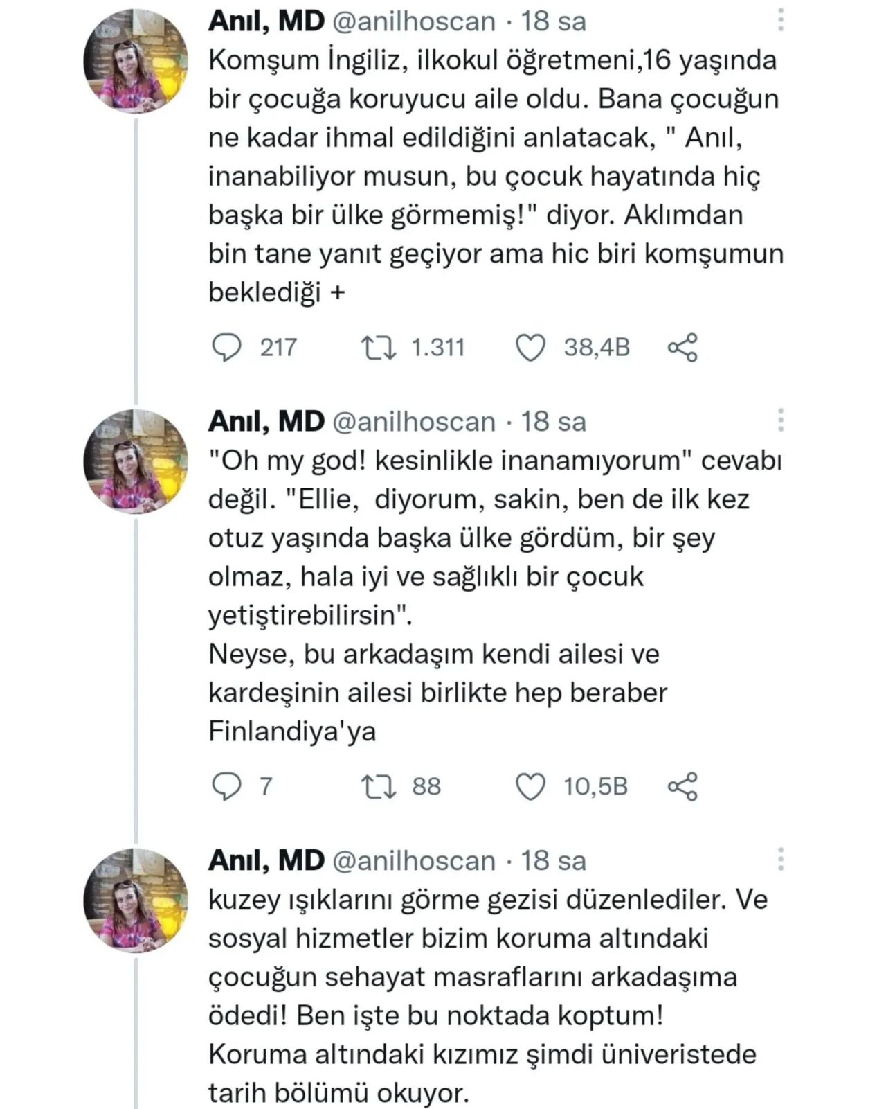 Yaş: 42 Gördüğü ülke...