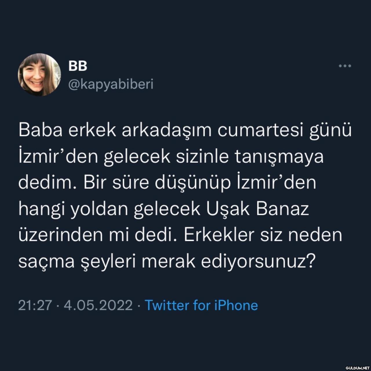 BB •.. @kapyabiberi Baba...