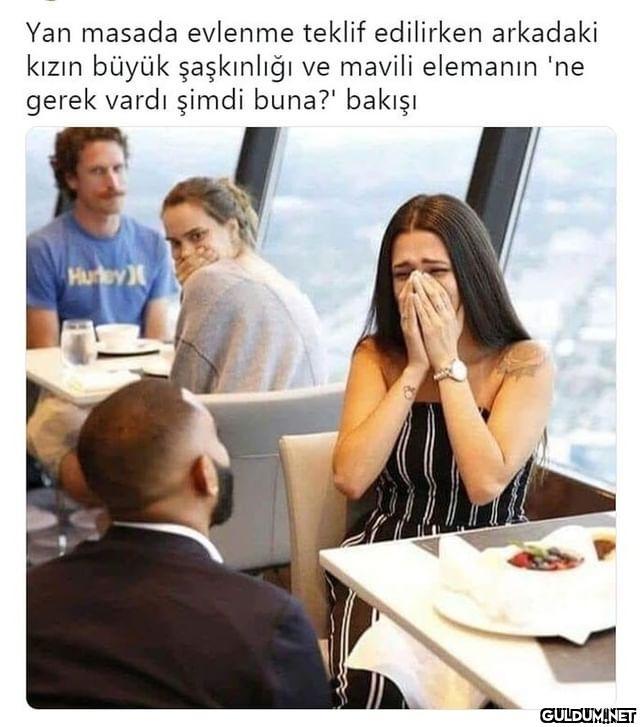 Yan masada evlenme teklif...