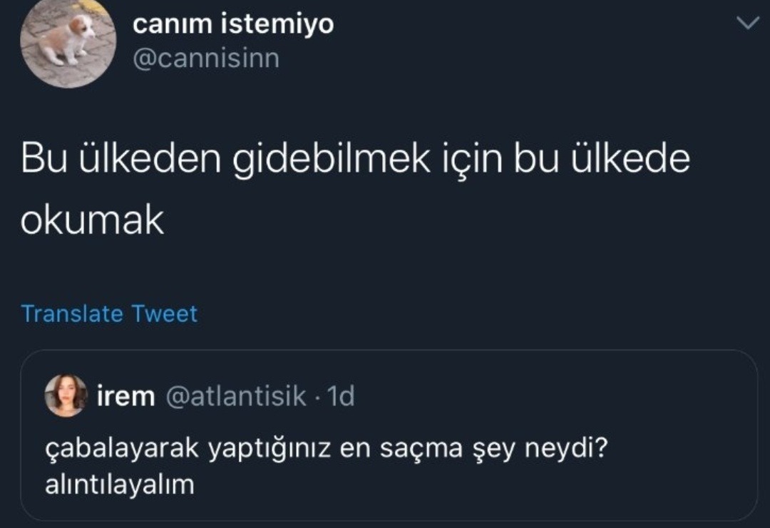 canım istemiyo @cannisinn...