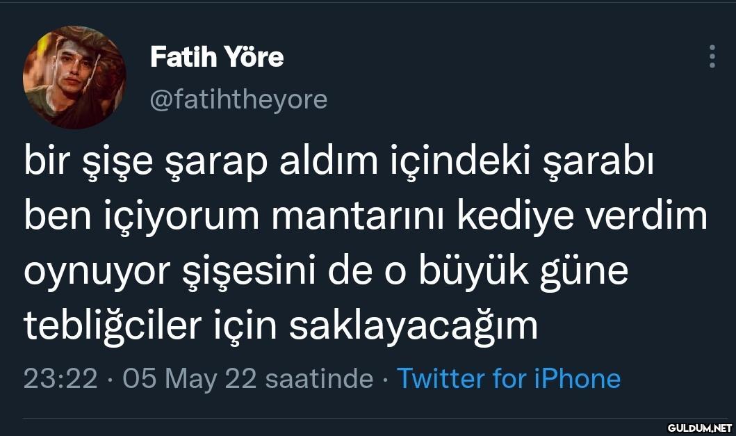 Fatih Yöre @fatihtheyore...
