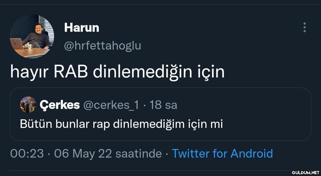 Harun @hrfettahoglu hayır...