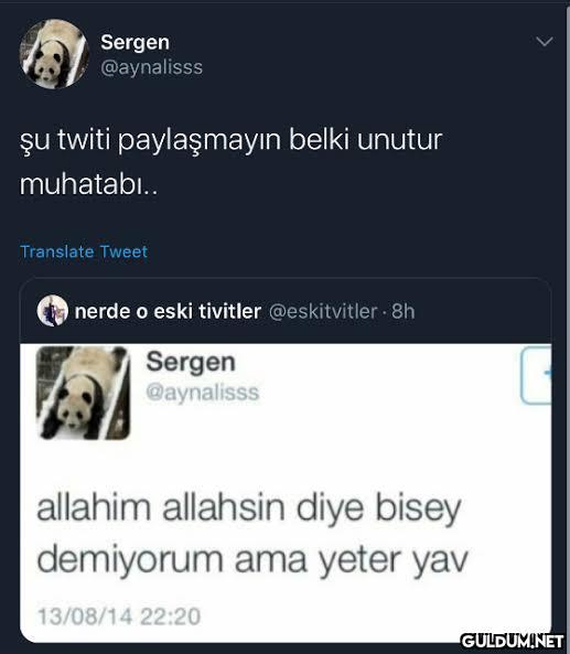 Sergen @aynalisss şu twiti...