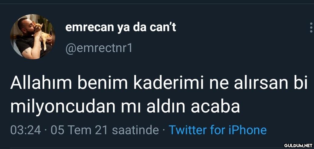 emrecan ya da can't...
