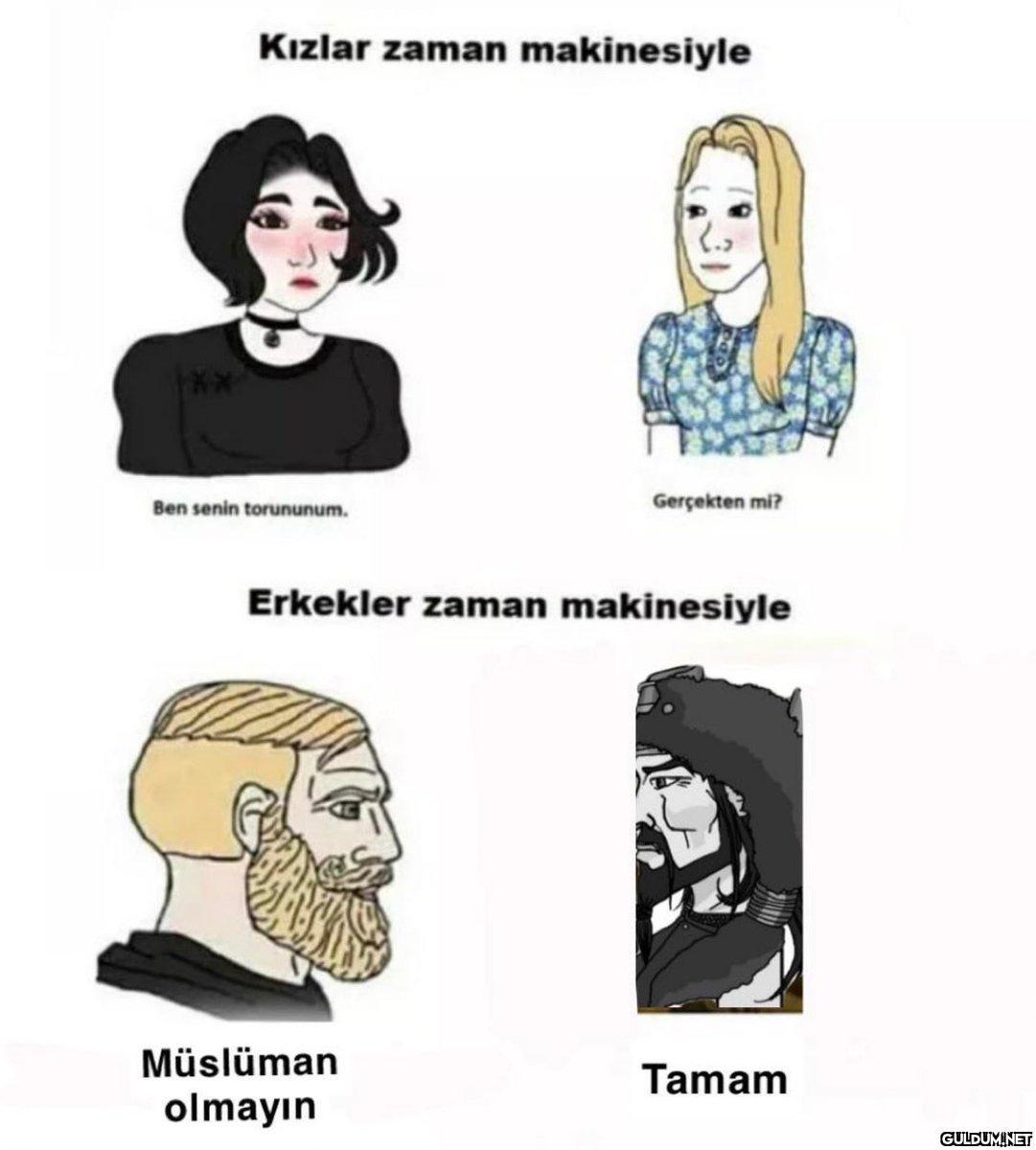 Kızlar zaman makinesiyle...