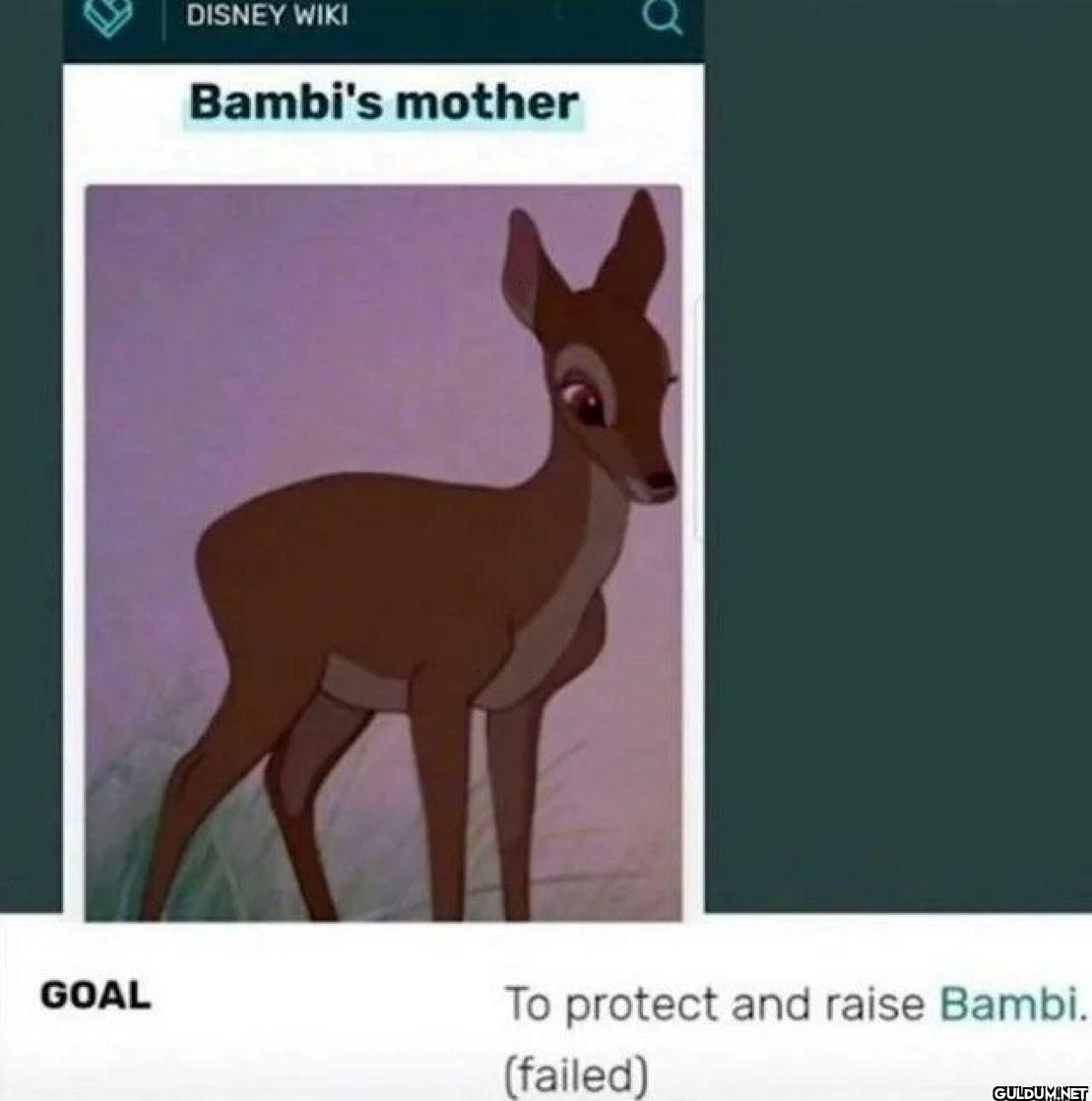 GOAL DISNEY WIKI Bambi's...