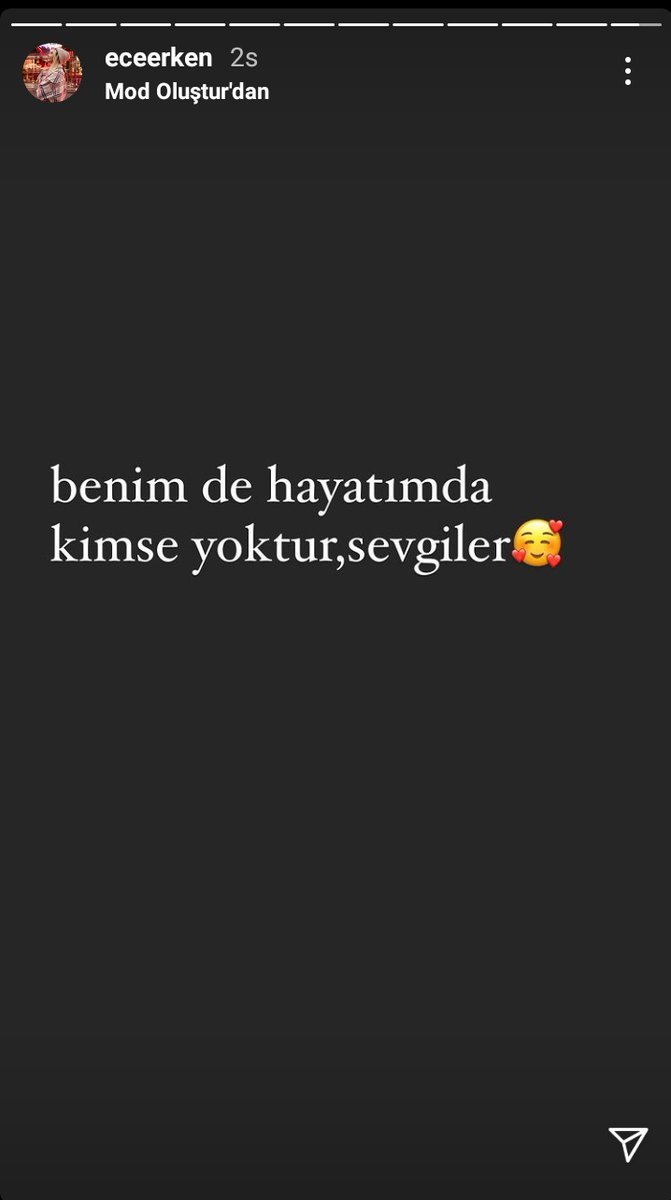 ilişki durumum...