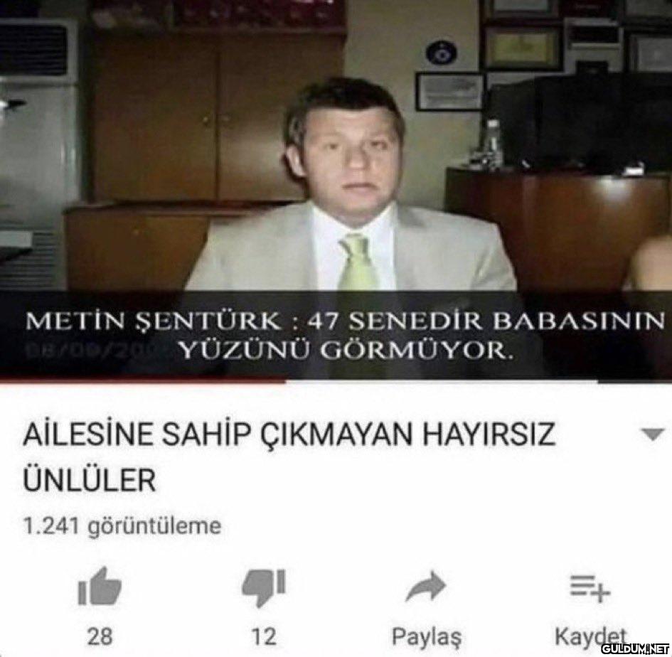 METİN ŞENTÜRK : 47 SENEDİR...