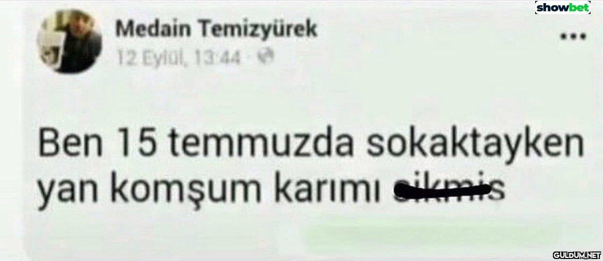 showbet Medain Temizyürek...