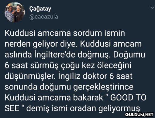 Çağatay @cacazula Kuddusi...