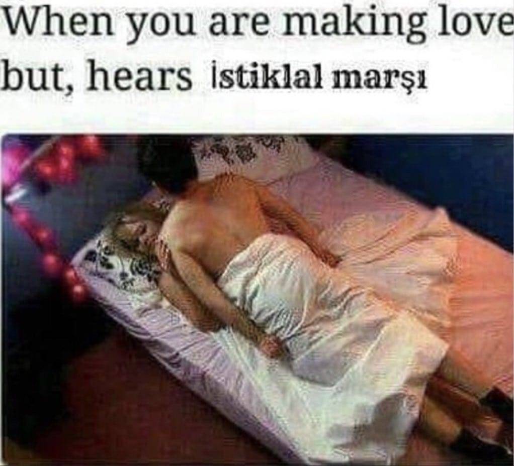 When you are making love...