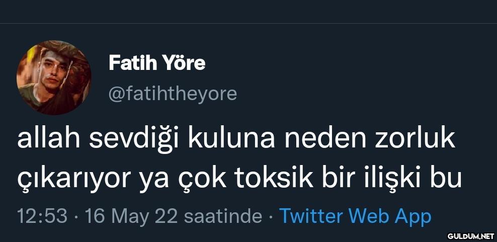 Fatih Yöre @fatihtheyore...