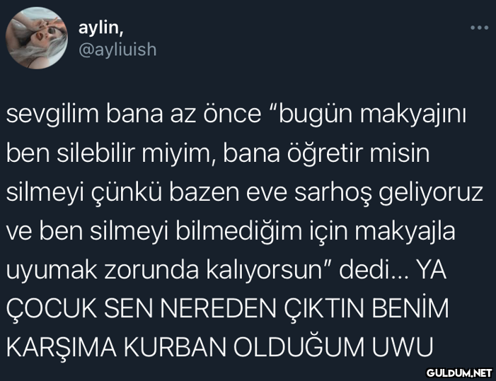 aylin, @ayliuish sevgilim...