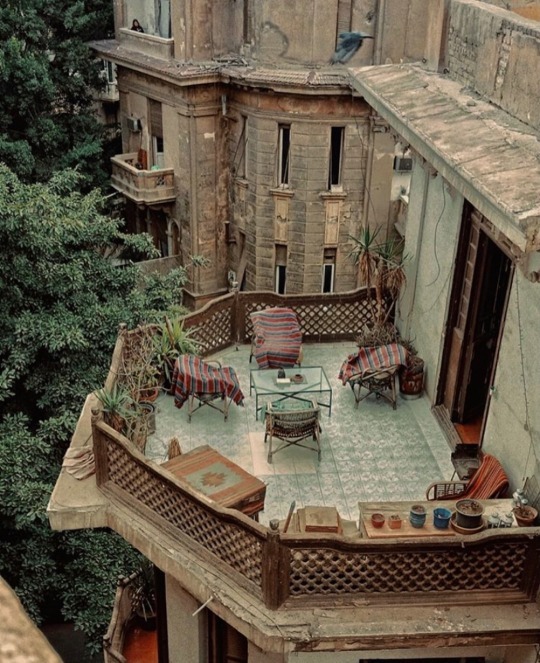 Muhteşem bir balkon...