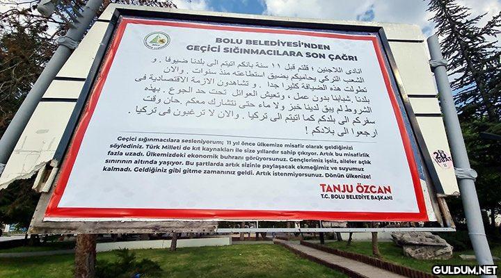Tanju Özcan, Bolu'da...