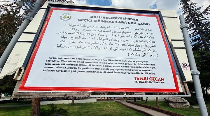 Tanju Özcan, Bolu'da...