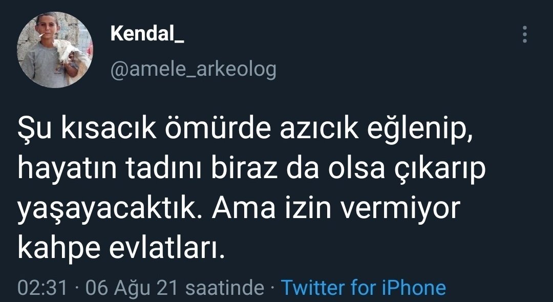 Kendal_ : @amele_arkeolog...