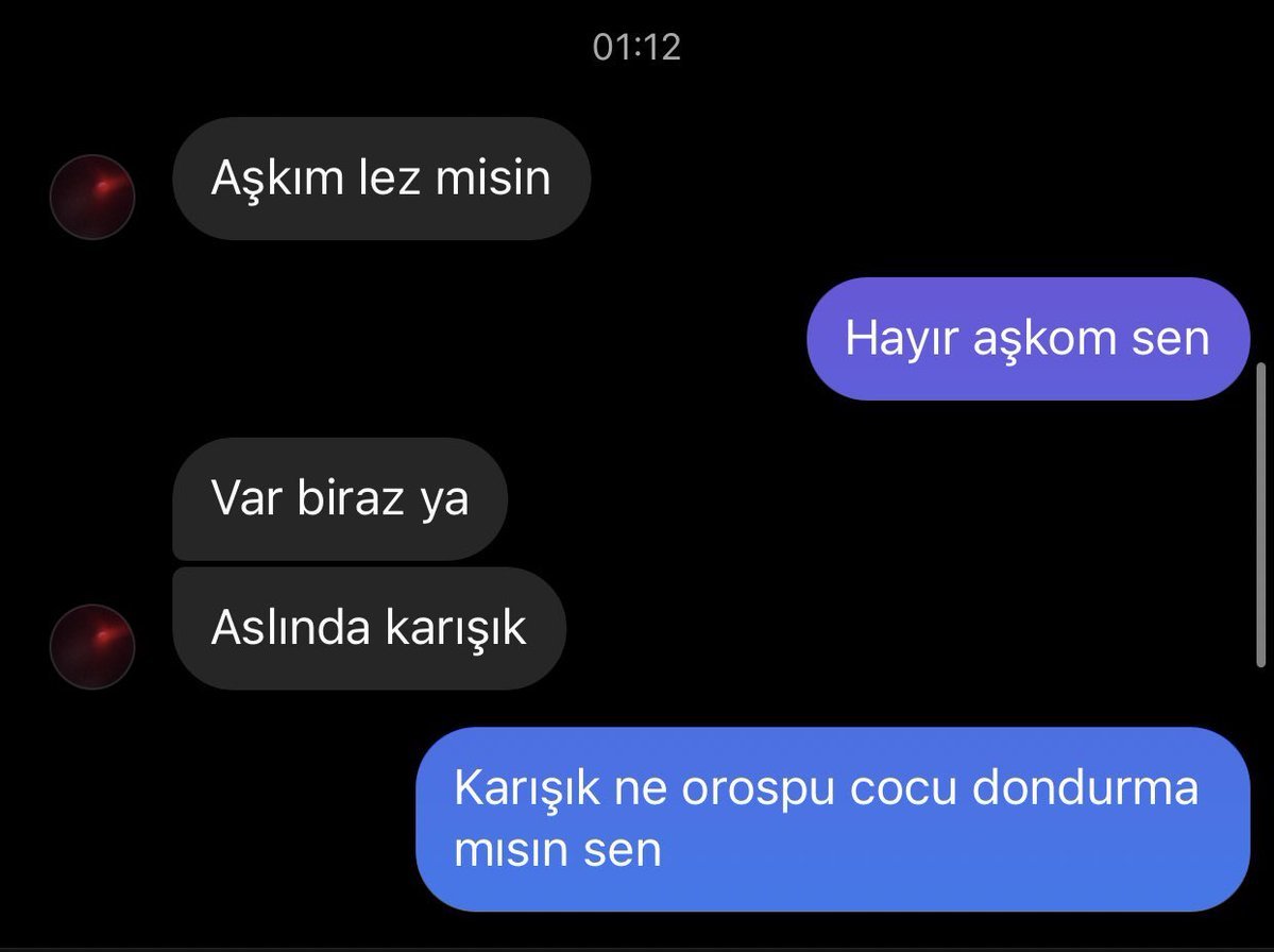 Aşkım lez misin Var biraz...
