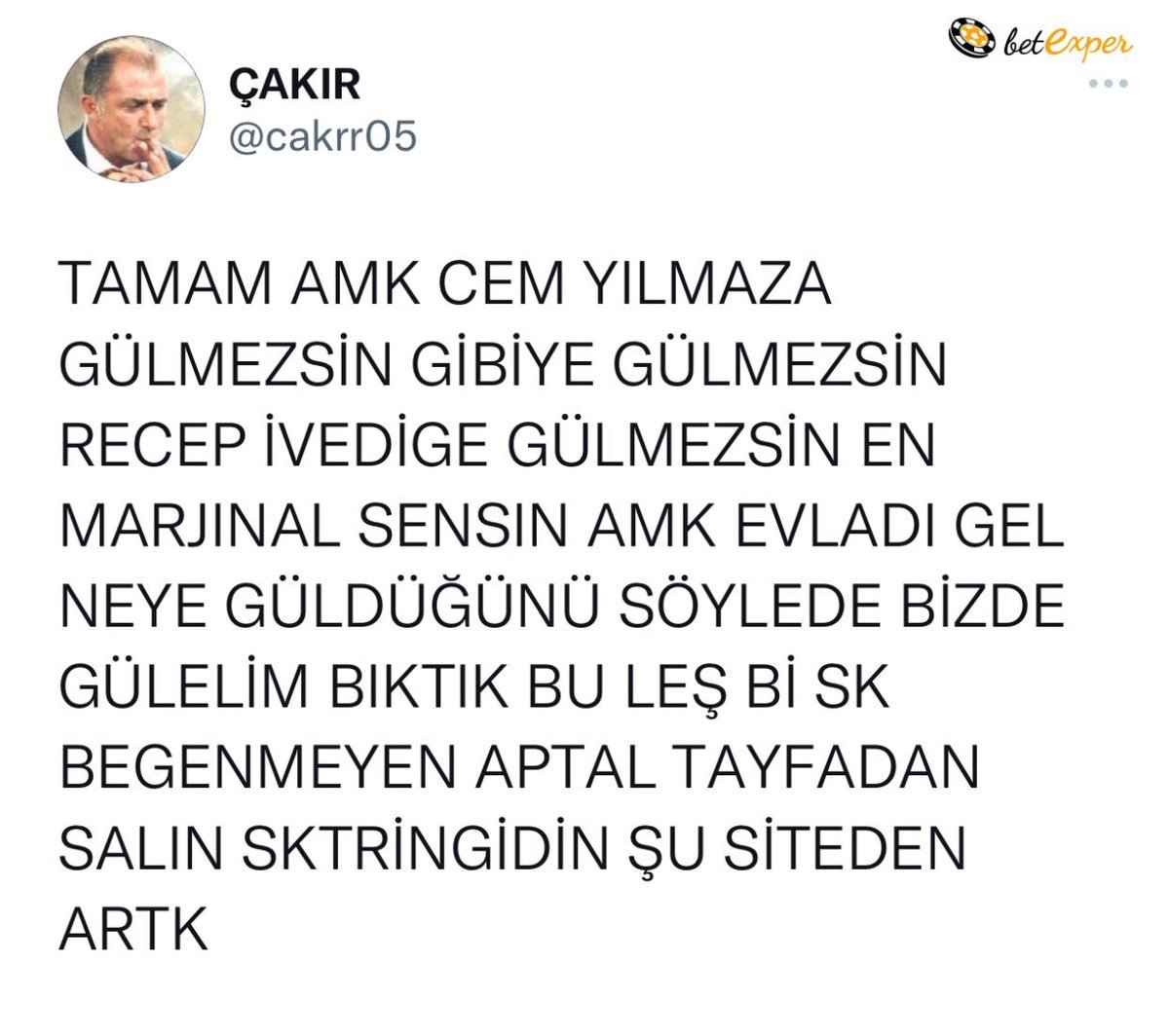 bet exper ÇAKIR @cakrr05...