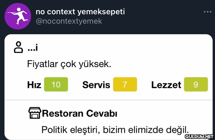 no context yemeksepeti...