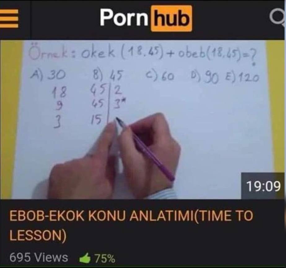 = Porn hub Örnek: okek...