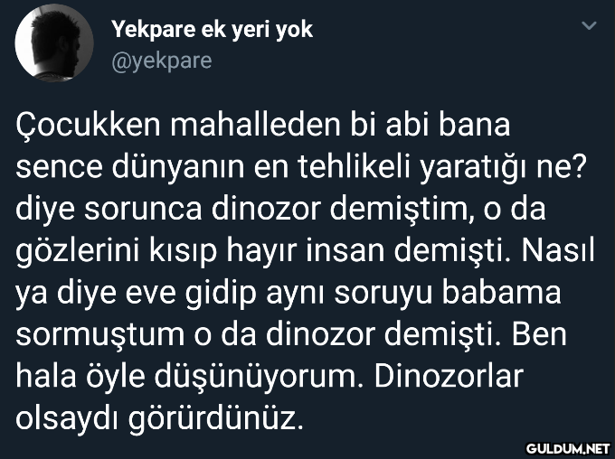 Yekpare ek yeri yok...