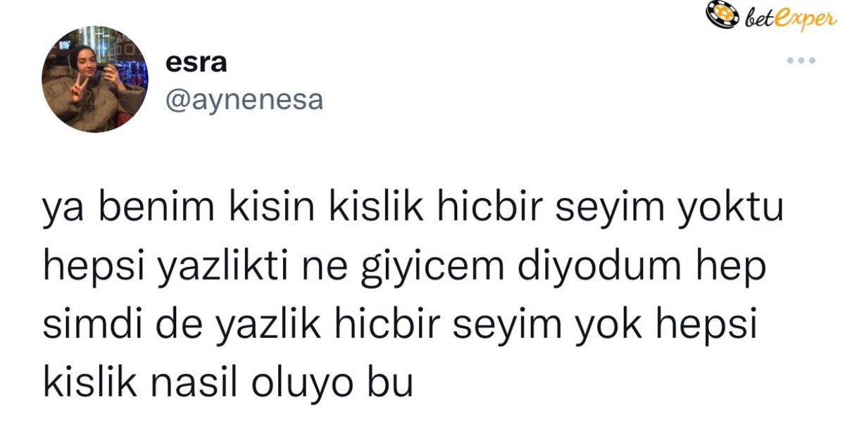 Keşke geçen sene...