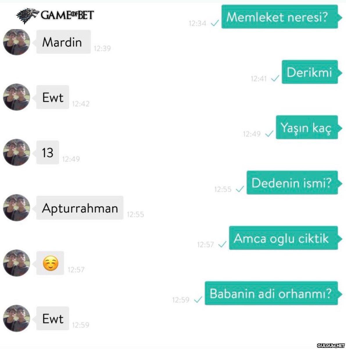 Dünya küçük...