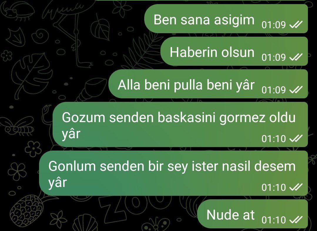 son mesaja kadar iyi...
