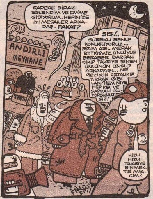 Ünlüyle beraber bardan...