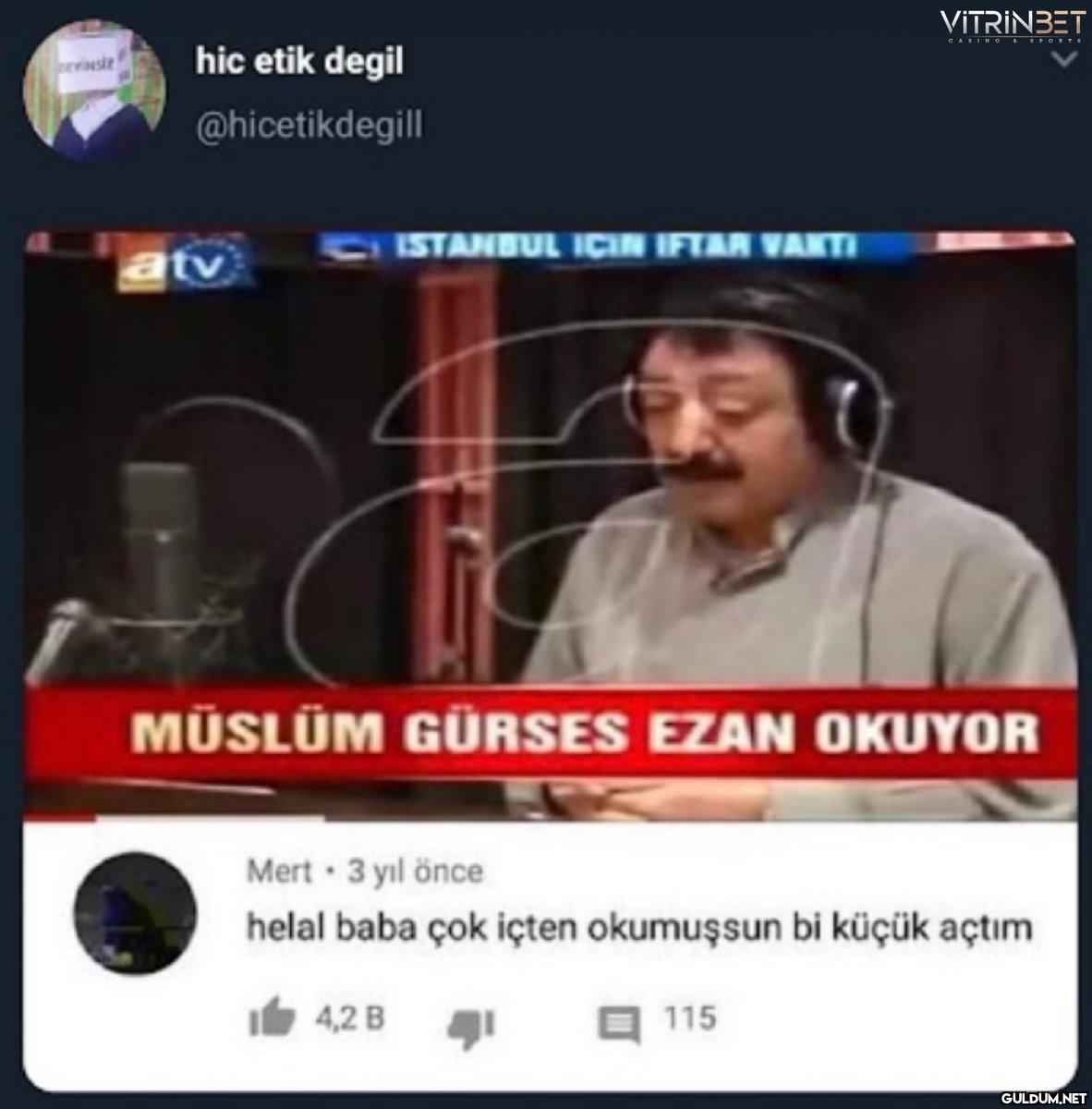 hic etik degil...