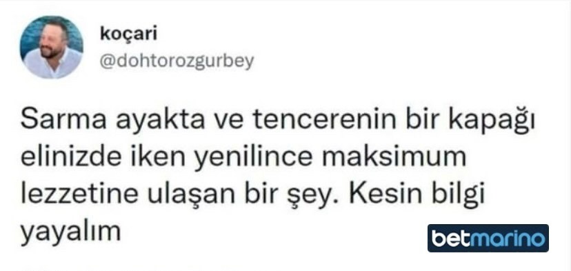 Kesin bilgi...