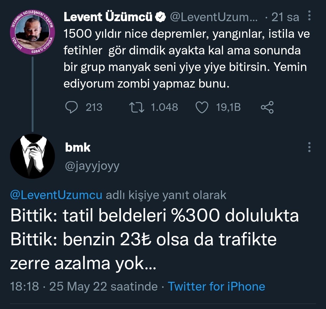 istatistik veriyor bir de...